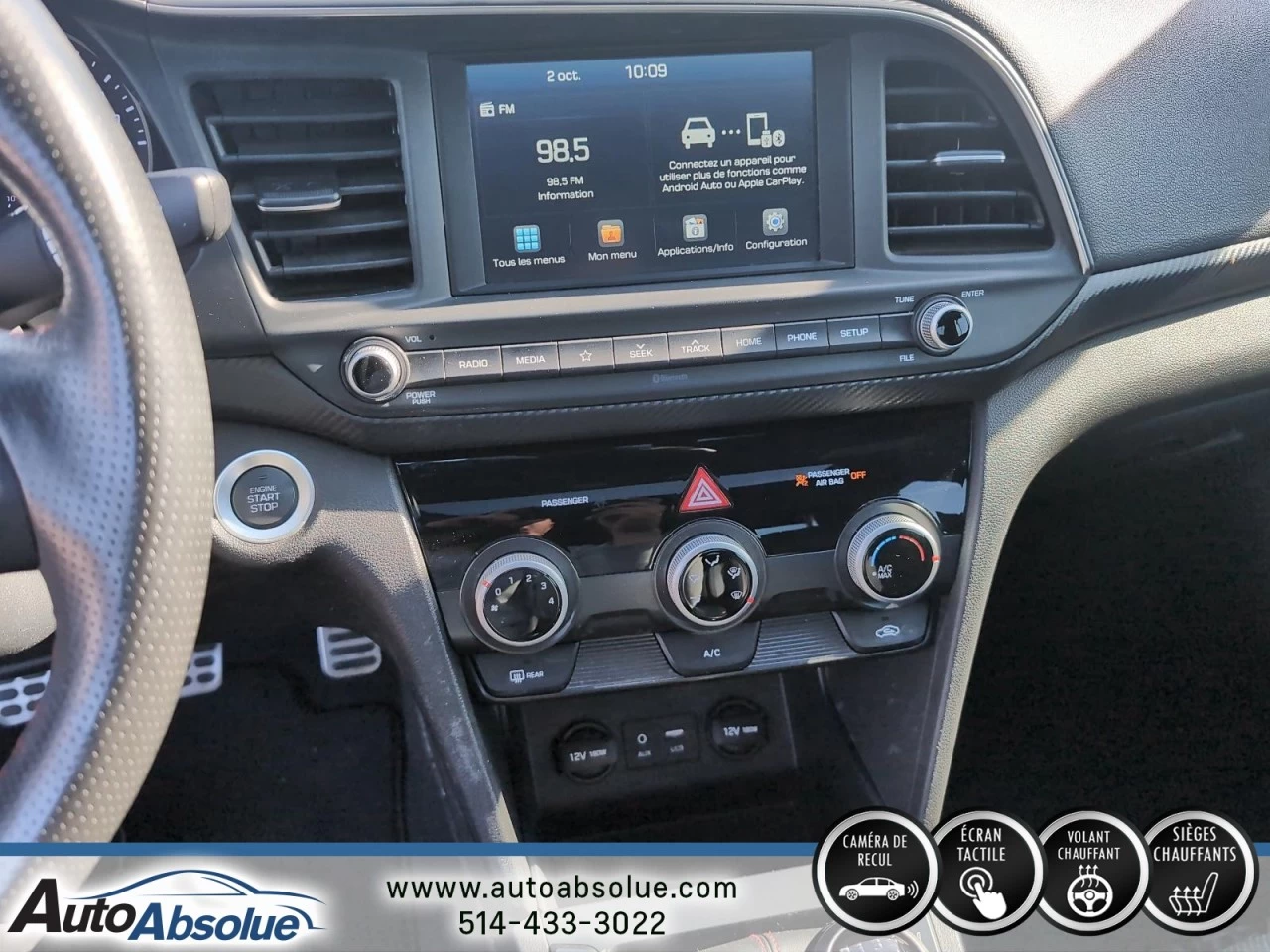 2019 Hyundai Elantra Sport Image principale