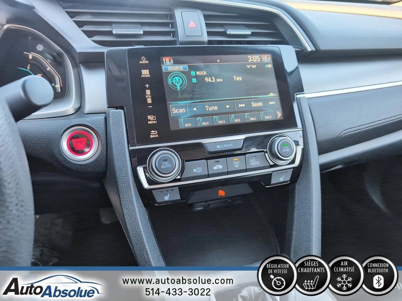 2016 Honda Civic EX Image principale