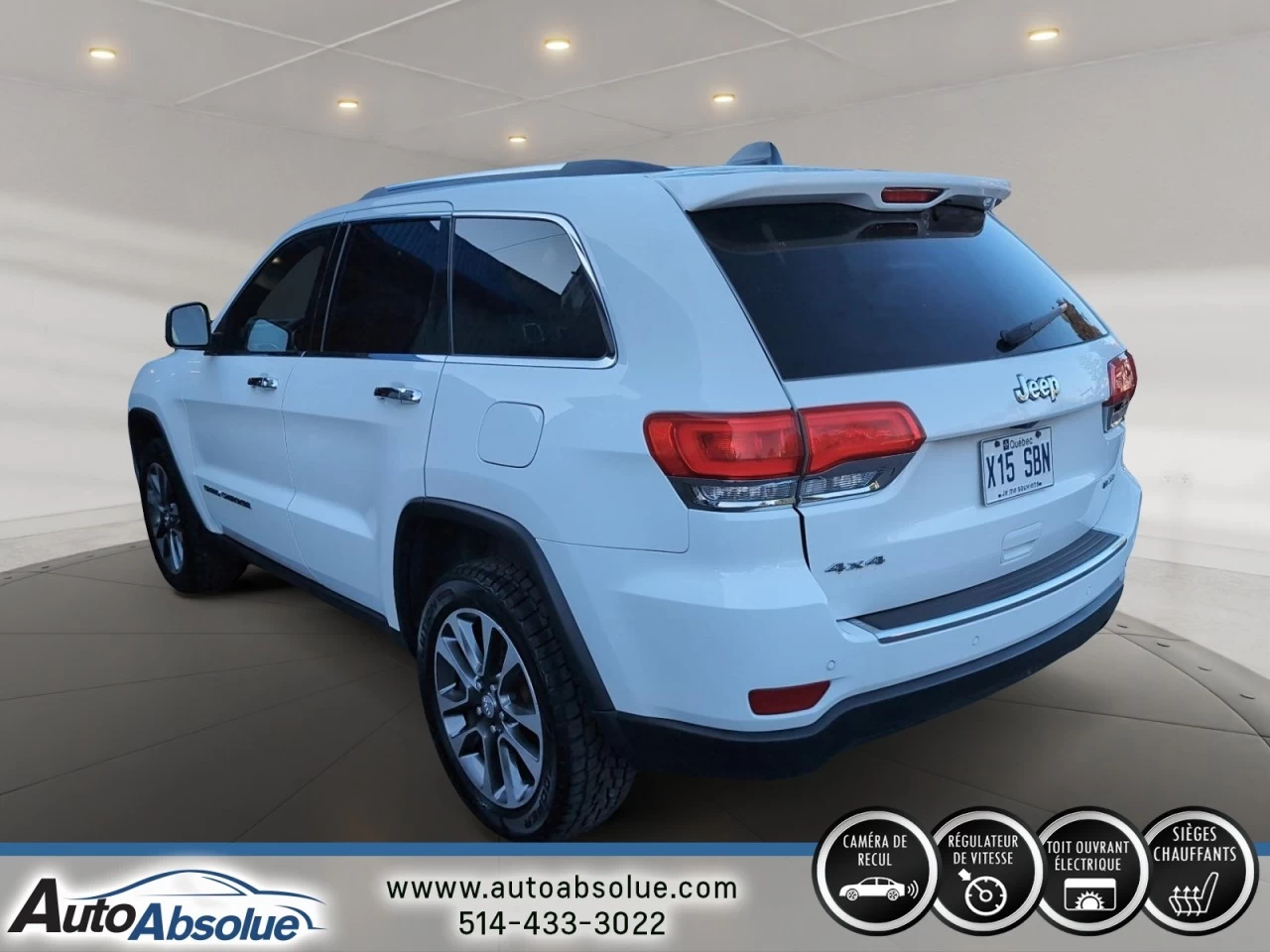 2018 Jeep Grand Cherokee Limited Image principale