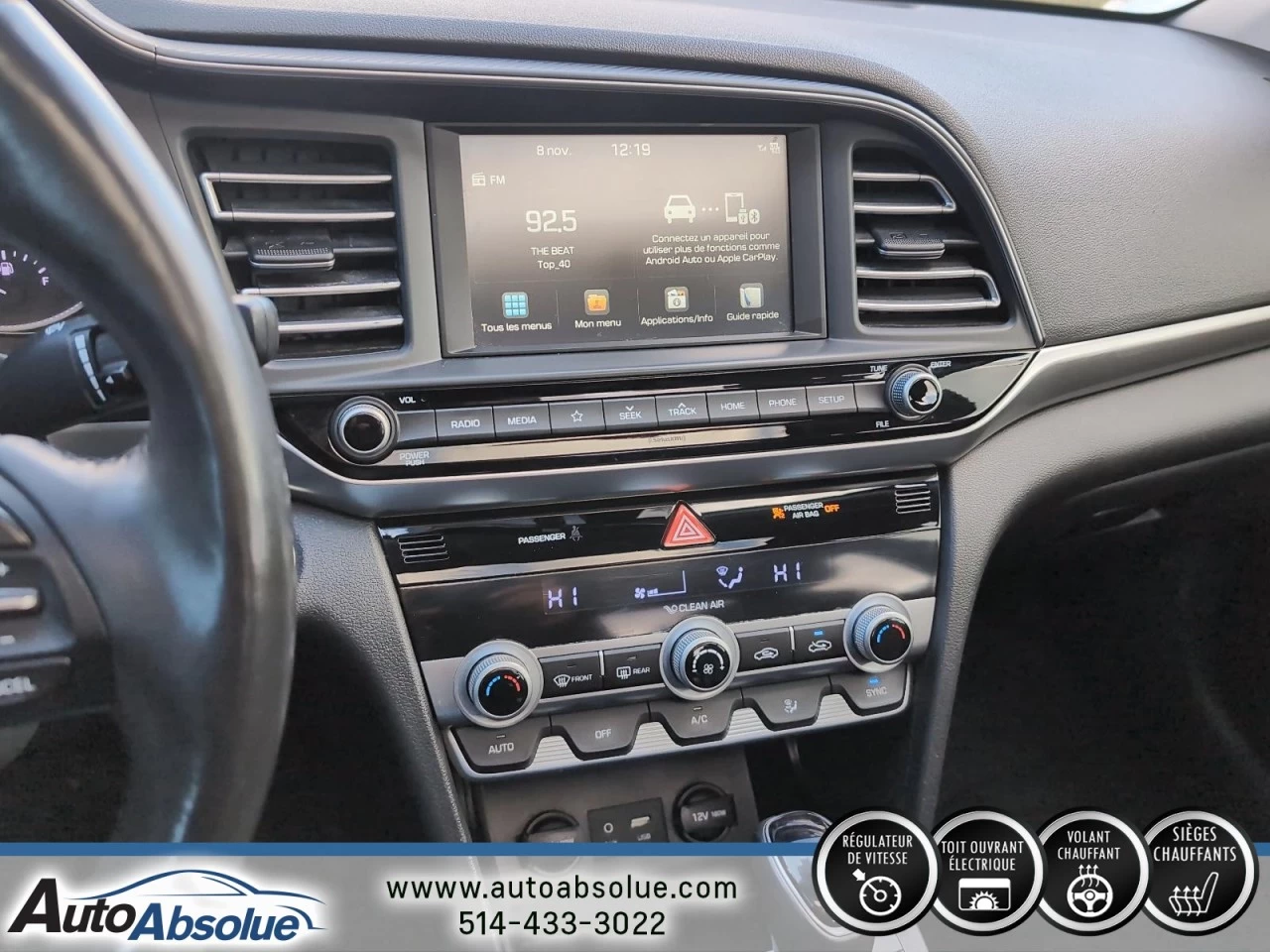 2020 Hyundai Elantra Luxury Image principale