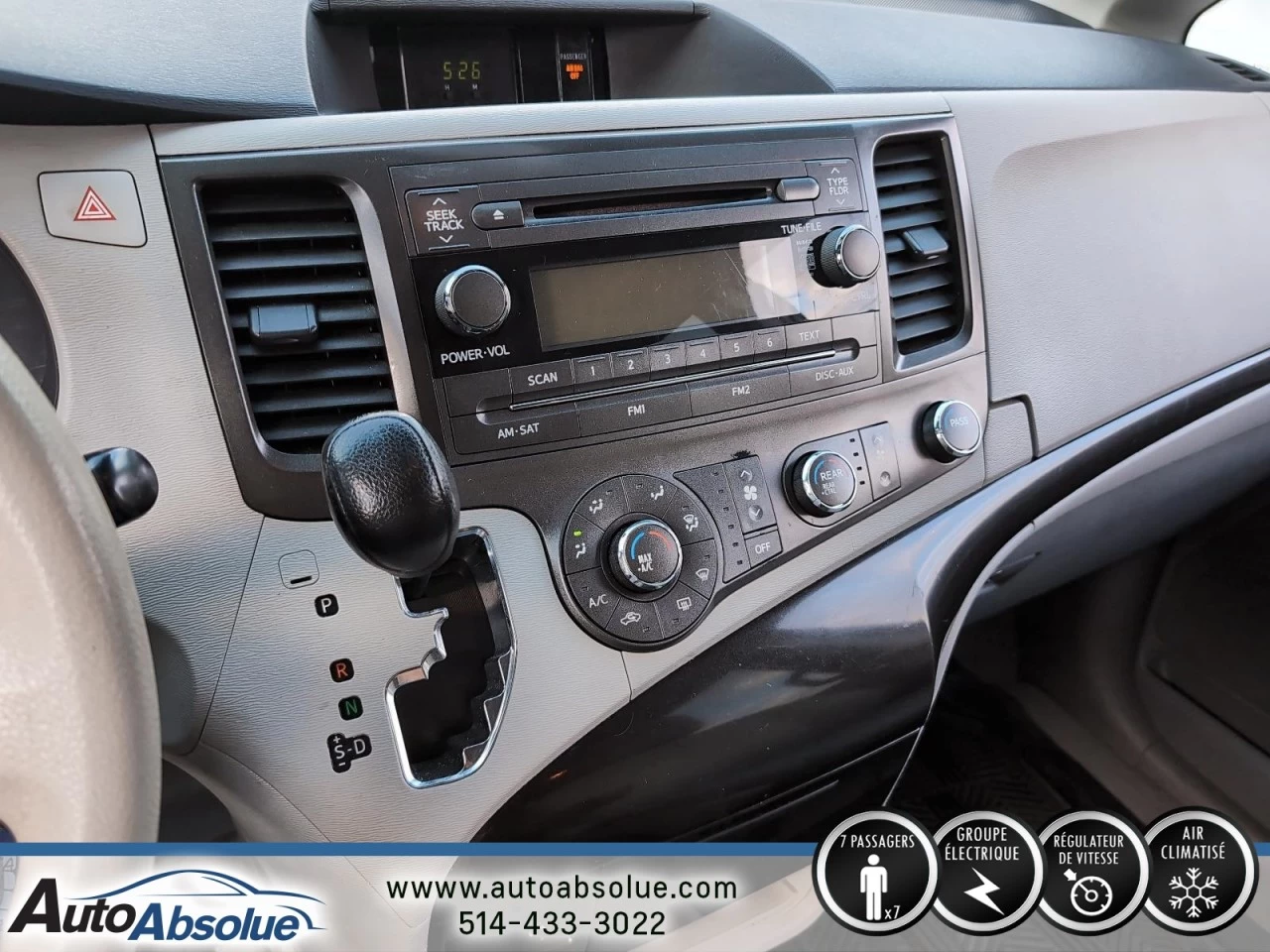 2011 Toyota Sienna 5dr V6 7-Pass FWD Image principale